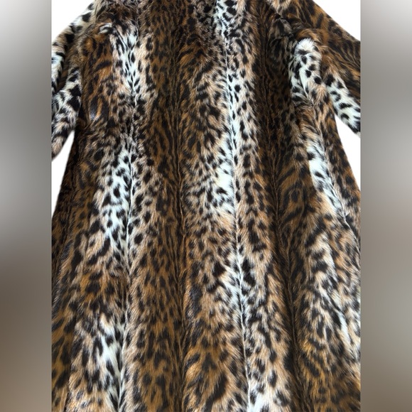 W BY WORTH Faux Leopard Coat NWT IN MEDIUM - Picture 7 of 11